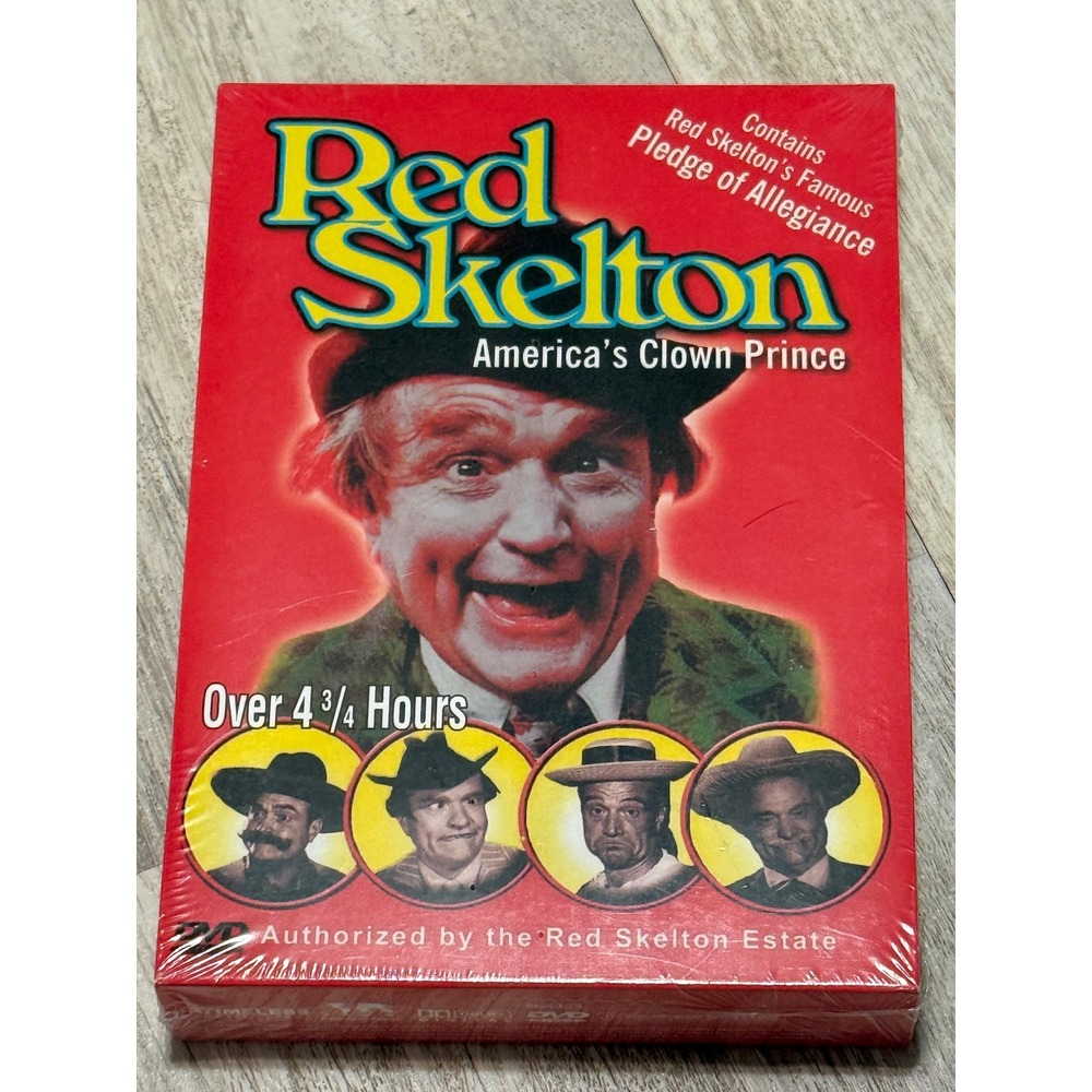 Red Skelton America's Clown Prince 2-DVD Set Pledge of Allegiance New Sealed